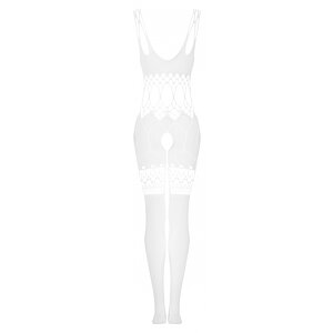 Catsuit Obsessive G330 Alb XL-2XL
