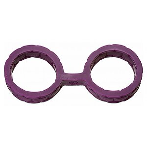 Cătușe Bondage Silicone Large Mov pe Sexlab.ro