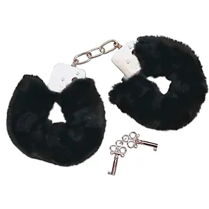 Cătușe Din Pluș Negru Cătușe Din Pluș Negru pe SexLab