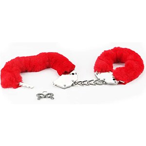 Cătușe Fluffy Pleasure Roșu