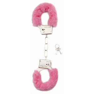 Catuse Sexy Cu Blanita Si Chei Catuse Metalice Acoperite Cu Blana Roz