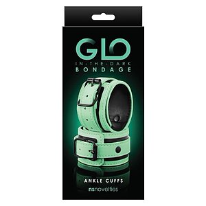Cătușe Glezne Glo Bondage Alb