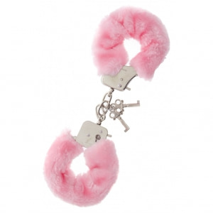 Catuse Erotice Cu Plus Furry Cuffs Catuse Metalice Cu Plus Pentru Incheieturi