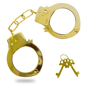 Cătușe Metal Bondage Auriu Cătușe Metal Bondage Auriu pe Sexlab.ro
