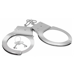 Cătușe Metal Handcuffs Shots Gri pe Sexlab.ro