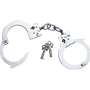 Sex Shp Catuse Police Arrest Handcuffs Argintiu pe SexLab