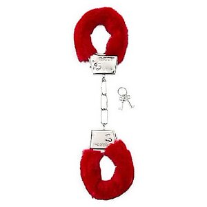 Cătușe Shots Furry Fun Roșu pe SexLab