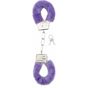 Cătușe Shots Toys Furry Handcuffs Mov pe SexLab
