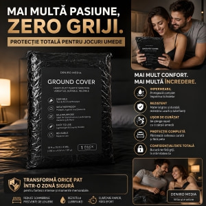 Cearceaf Vinyl Bed Sheet Negru