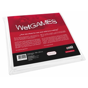 Cearșaf Vinyl WetGames Alb Cearșaf Vinyl WetGames Alb pe Sexlab.ro