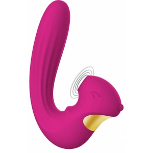Vibrator Cu Doua Motoare Pentru Stimulare Simultana Vibrator Clitoridian Si Intern Pentru Orgasme Intense