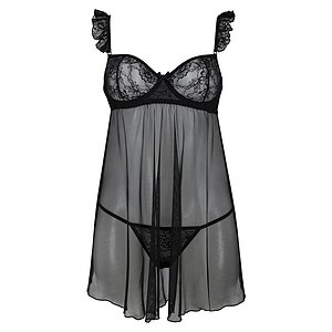 Chemise Avanua Milagros Negru pe SexLab