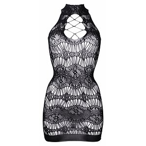 Chemise Le Désir Criss Cross Neck Negru pe Sexlab.ro