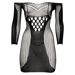 Chemise Le Desir Long Sleeved Mini Dress Negru Chemise Le Desir Long Sleeved Mini Dress Negru pe Sexlab.ro