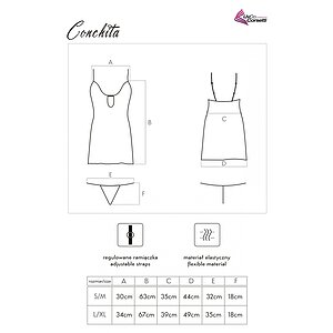 Chemise LivCo Conchita Negru S-M