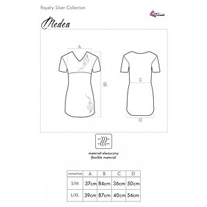Chemise LivCo Medea Negru S-M