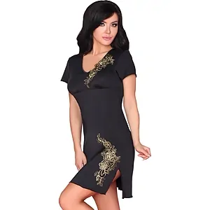 Chemise LivCo Medea Negru pe SexLab