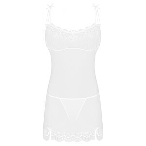 Chemise LivCo Wahida Alb pe SexLab