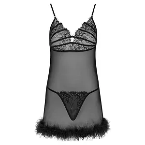 Chemise LivCo Zerunam Negru Chemise LivCo Zerunam Negru pe SexLab