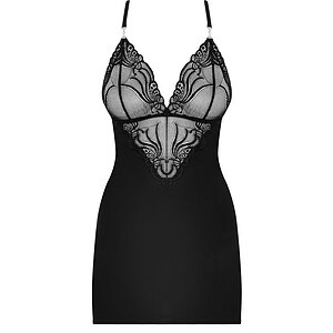 Chemise Obsessive 828-CHE Negru pe SexLab