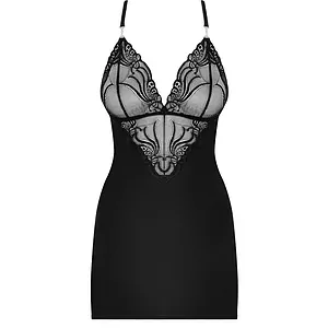 Chemise Obsessive 828-CHE Negru pe SexLab