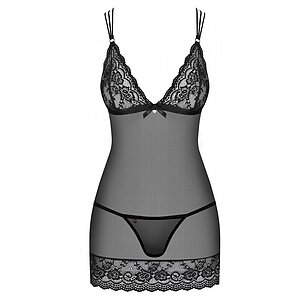 Chemise Obsessive 854-CHE Negru pe Sexlab.ro