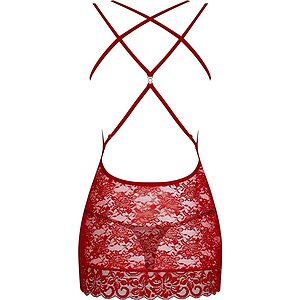 Chemise Obsessive 860-CHE Roșu L-XL