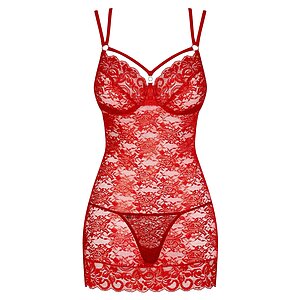 Chemise Obsessive 860-CHE Roșu L-XL