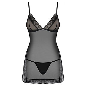 Chemise Obsessive 862-CHE Negru pe SexLab