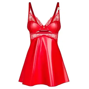 Chemise Obsessive Aliosa Roșu Chemise Obsessive Aliosa Roșu pe SexLab