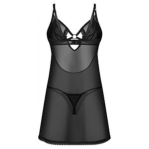 Chemise Obsessive Alliane Negru L-XL