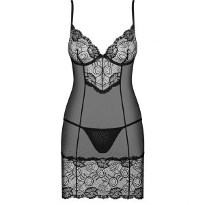 Chemise Obsessive Alluria Negru pe SexLab