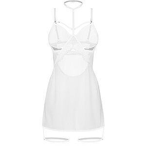 Chemise Obsessive Arrowel Alb pe SexLab