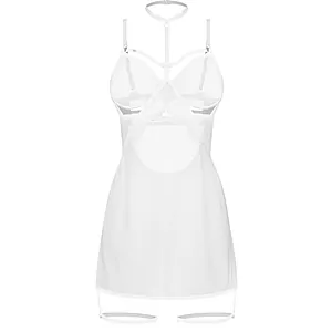Chemise Obsessive Arrowel Alb pe SexLab
