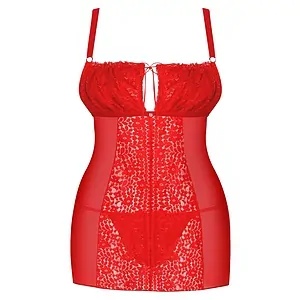 Chemise Obsessive Blossmina Roșu pe SexLab