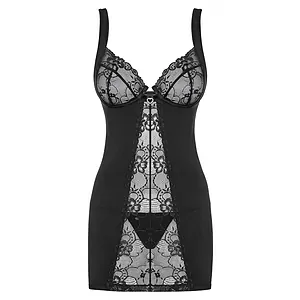 Chemise Obsessive Heartina Negru Chemise Obsessive Heartina Negru pe SexLab