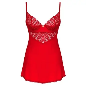 Chemise Obsessive Ingridia Roșu pe SexLab