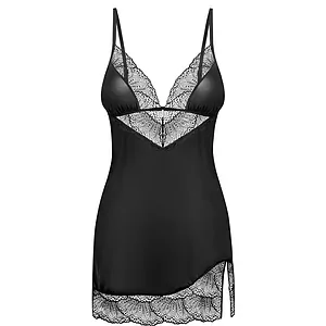 Chemise Obsessive Lobellis Negru Chemise Obsessive Lobellis Negru pe SexLab