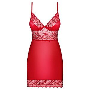Rochie Lenjerie Rosie Dantela Lovica Obsesive Neglijeu Rosie Cupe Intarite Marime L-xl