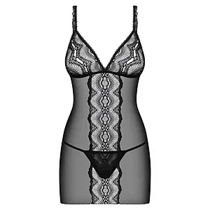 Chemise Obsessive Lucita Negru pe SexLab