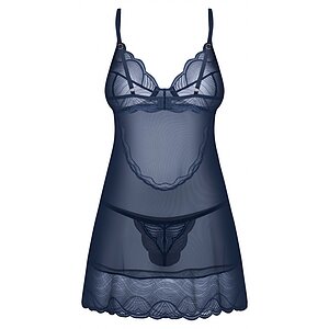 Chemise Obsessive Nightly Albastru Chemise Obsessive Nightly Albastru pe Sexlab.ro
