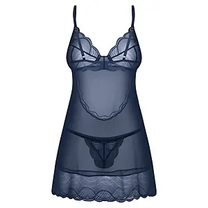 Chemise Obsessive Nightly Albastru Chemise Obsessive Nightly Albastru pe SexLab