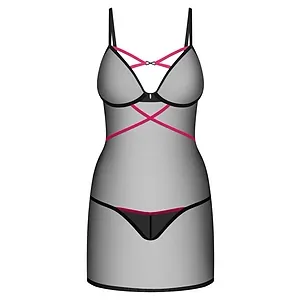 Chemise Obsessive Novenes Negru Chemise Obsessive Novenes Negru pe SexLab