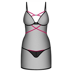 Chemise Obsessive Novenes Negru pe Sexlab.ro