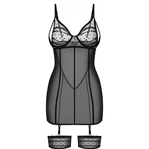 Chemise Obsessive Nuites Negru S-M