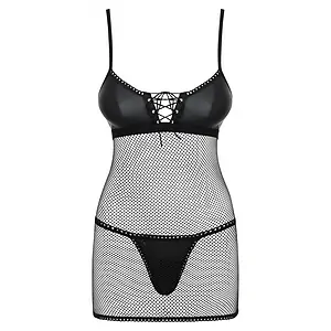 Chemise Obsessive Redella Negru pe SexLab