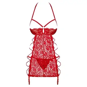 Chemise Obsessive Rediosa Roșu pe SexLab