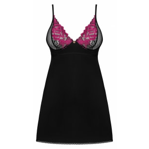 Chemise Obsessive Rosenty Negru XL-2XL