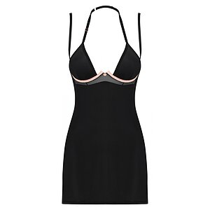Chemise Obsessive Selinne Negru pe SexLab