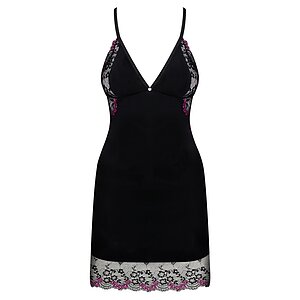 Chemise Obsessive Vanessme Negru pe SexLab